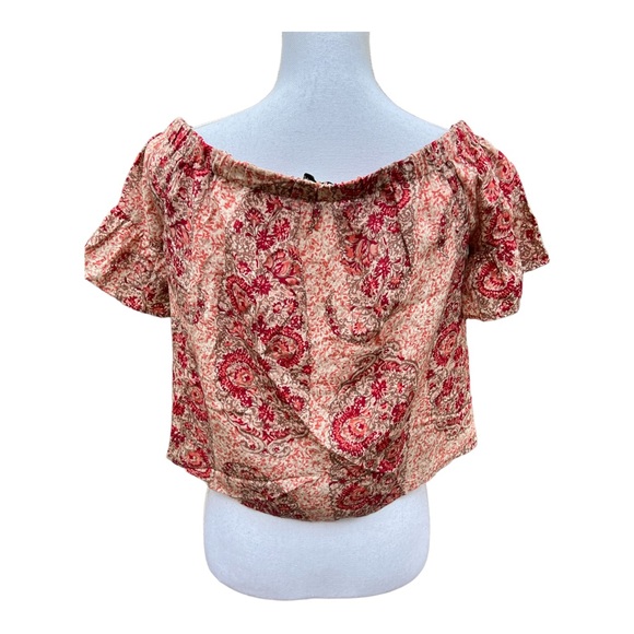 MADEWELL flutter sleeve crop top - Picture 4 of 7